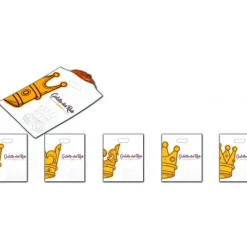 CUISINEADDICT Sac à Galette Ingraissable 23x29cm Motif Couronne x100* Emballage Alimentaire