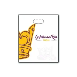 CUISINEADDICT Sac à Galette Ingraissable 26x31cm Motif Couronne x100* Emballage Alimentaire