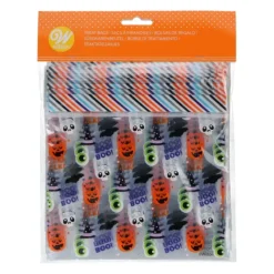WILTON Sachet Bonbon Transparent Halloween (x20)* Emballage Alimentaire