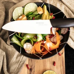 KYOCERA Santoku Céramique Noir 14 cm Gen Earth* Couteau Céramique|Couteau Santoku
