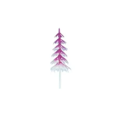 MALLARD FERRIERE Sapin Blanc et Fuchsia Volume x144* Décoration Gâteau
