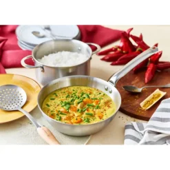 DE BUYER Sauteuse Bombée Inox Ø 24 cm Alchimy* Sauteuses