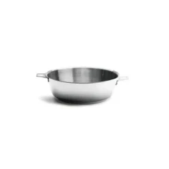 DE BUYER Sauteuse bombée tout Inox sans Queue Ø 24 cm Twisty* Sauteuses