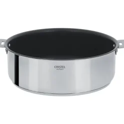 CRISTEL Sauteuse Casteline Ø 24 cm Manche Amovible Anti-Adhésive Inox* Sauteuses