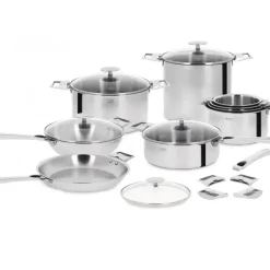 CRISTEL Sauteuse Casteline Ø 24 cm Manche Amovible Anti-Adhésive Inox* Sauteuses