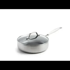 GREENPAN Sauteuse en Céramique Ø 24 cm + Couvercle, collection GENEVA ™* Sauteuses
