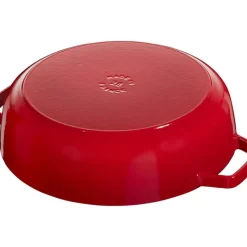 STAUB Sauteuse en Fonte Chistera 28 cm Rouge Cerise* Sauteuses