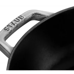 STAUB Sauteuse en Fonte Chistera 28 cm Gris Graphite* Sauteuses