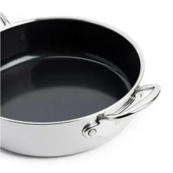 GREENPAN Sauteuse Inox Ø 26 cm avec Couvercle PREMIERE* Sauteuses