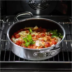 GREENPAN Sauteuse Inox Ø 26 cm avec Couvercle PREMIERE* Sauteuses