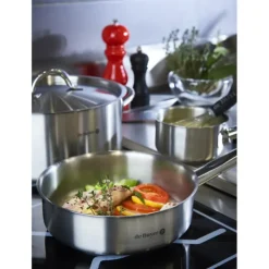 DE BUYER Sauteuse Inox Bord Droit Ø24cm Prim’Appety* Sauteuses