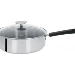 CRISTEL Sauteuse Mutine Ø 24 cm Manche Fixe Anti-Adhésive Inox* Sauteuses