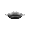 LE CREUSET Sauteuse Provençale 28 cm Anti-Adhérente avec couvercle Les Forgées* Sauteuses