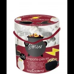 SCRAPCOOKING Seau 16 Emporte-pièces Thème Sorcier* Emporte Pièce - Découpoir Pâtisserie