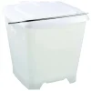 MALLARD FERRIERE Seau plastique Carré avec couvercle 12L Mallard Ferrière* Verre Doseur
