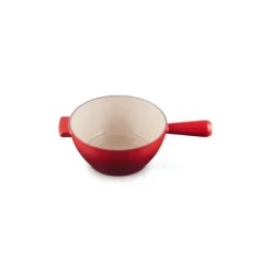 LE CREUSET Service à fondue manche fonte Cerise (rouge)* Appareil À Raclette, Appareil À Fondue