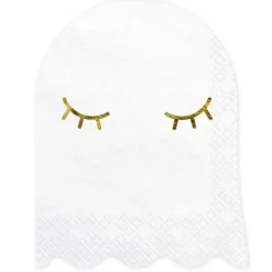 FUNCAKES Serviettes en Papier Fantôme Halloween PartyDeco (x20)* Vaisselle