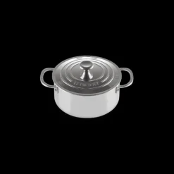 LE CREUSET Set 4 Pièces Casseroles et Faitout Inox Signature* Batterie De Cuisine|Faitout
