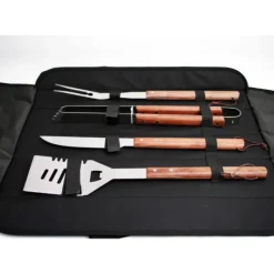 DEGLON Set barbecue 4 pièces transportable* Rangement Couteaux