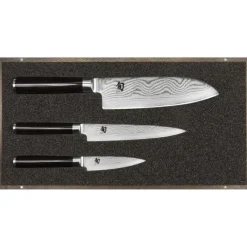 KAI Set Couteau d'Office, Couteau Universel et Couteau Santoku Shun Classic Damas* Couteau D'office|Couteau Santoku