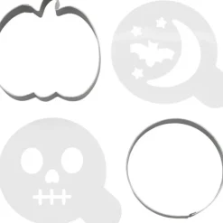 WILTON Set de 2 Emporte-Pièces et 2 Pochoirs Halloween* Emporte Pièce - Découpoir Pâtisserie