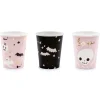 PARTYDECO Set de 6 Gobelets Halloween en Papier PartyDéco* Vaisselle