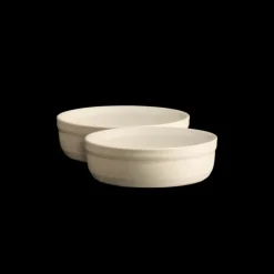 EMILE HENRY Set de 2 Ramequins à Crème Brûlée en Céramique Ø 12 cm Argile* Vaisselle|Plat De Cuisson