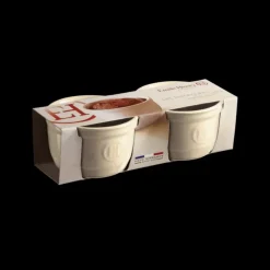 EMILE HENRY Set de 2 Ramequins en Céramique N°9 cm Argile* Vaisselle|Plat De Cuisson