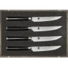 KAI Set de Couteaux à Steak 12 cm Shun Classic Damas* Couteau Japonais