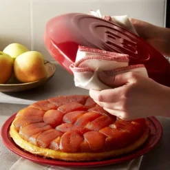 EMILE HENRY Set Moule à Tarte Tatin en Céramique Ø 33 cm Grand Cru* Plat De Cuisson|Moules À Gâteaux