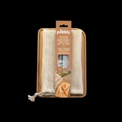 PEBBLY Set Planche à Découper Bambou 4 Pièces* Planches À Découper