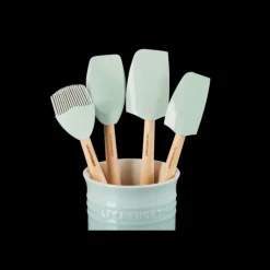 LE CREUSET Set pot 1,1 L avec 4 Ustensiles Sea Salt* Spatules