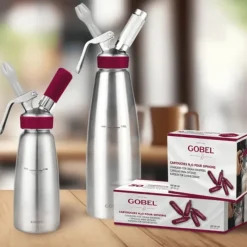 GOBEL Siphon Professionnel Inox 0,5 L* Siphons & Cartouches