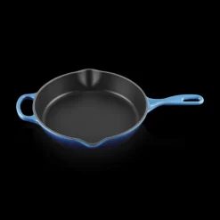 LE CREUSET Skillet Rond Profond 26cm en Fonte Azur* Grills|Poêles