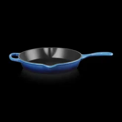 LE CREUSET Skillet Rond Profond 26cm en Fonte Azur* Grills|Poêles