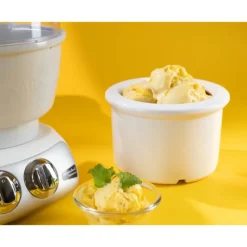ANKARSRUM Sorbetière 1.5 L - Accessoire pour Robot* Sorbetière, Turbine À Glace