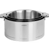 CRISTEL Série de 3 Casseroles + Poignée Zenith Amovible Inox* Casseroles