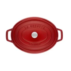 STAUB Cocotte Fonte Ovale 23 cm Rouge Cerise 2,35 L* Cocotte En Fonte