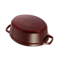 STAUB Cocotte Fonte Ovale 29 cm Grenadine Majolique 4,2 L* Cocotte En Fonte