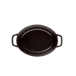 STAUB Cocotte Fonte Ovale 23 cm Noir Mat 2,35 L* Cocotte En Fonte