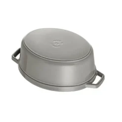 STAUB Cocotte Fonte Ovale 17 cm Gris Graphite 1 L* Cocotte En Fonte