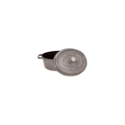 STAUB Cocotte Fonte Ovale 27 cm Gris Graphite 3,2 L* Cocotte En Fonte