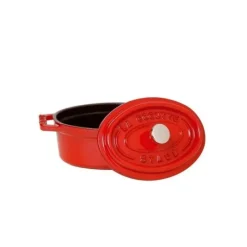 STAUB Cocotte Fonte Ovale 33 cm Rouge Cerise 6,7 L* Cocotte En Fonte