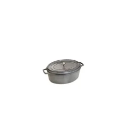 STAUB Cocotte Fonte Ovale 15 cm Gris Graphite 0,6 L* Cocotte En Fonte
