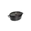 STAUB Cocotte Fonte Ovale 41 cm Noir Mat 12 L* Cocotte En Fonte
