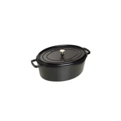 STAUB Cocotte Fonte Ovale 41 cm Noir Mat 12 L* Cocotte En Fonte
