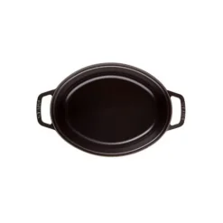 STAUB Cocotte Fonte Ovale 41 cm Noir Mat 12 L* Cocotte En Fonte