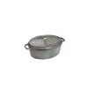 STAUB Cocotte Fonte Ovale 33 cm Gris Graphite 6,7 L* Cocotte En Fonte