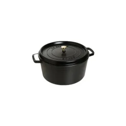 STAUB Cocotte Fonte Ronde 34 cm Noir Mat 12,6 L* Cocotte En Fonte