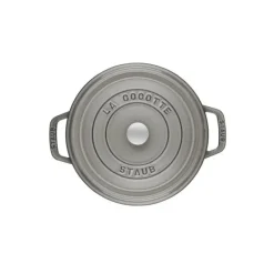 STAUB Cocotte Fonte Ronde 14 cm Gris Graphite 0,8 L* Cocotte En Fonte